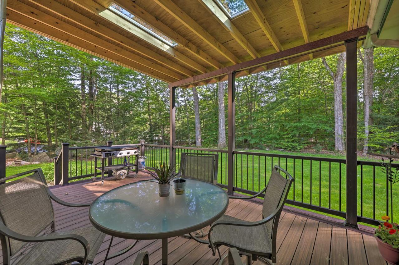 Ferienhaus Charming Poconos With Covered Deck And Grill! *